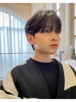 大人気メンズスタイル！シースルーマッシュ 黒髪