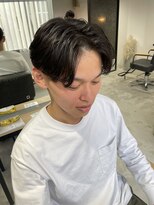 毛流れセンターパート