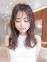 ドリップ バイ ハバナ 原宿(driP. by HAVANA)&nbsp;大人可愛い韓国風レイヤースタイル/2wayバング/アッシュベージュ