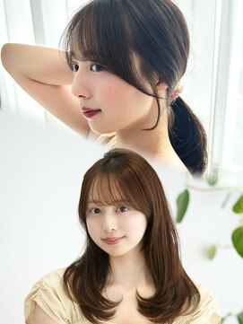レイリー 原宿 表参道(Rayreee) 前髪カット/顔周りカット/シースルー前髪/レイヤーカット