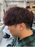 栃木メンズ波巻きスパイラルパーマシャドウパーマツイストパーマ