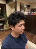 スパイキーショートパーマ