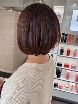 レイヤーボブショートボブ