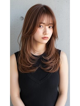 ソーホーニューヨーク ギンザ(SOHO NEW YORK GINZA) レイヤーカット/ミルクティーベージュ/２０代３０代４０代