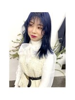 フィン(fin,)&nbsp;fin, ケアブリーチカラー/ハイトーン/ダブルカラー/パーマ/天神