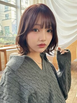 バイオレット 表参道店(Violet) くびれボブ/ミニボブレイヤー/ココアブラウン