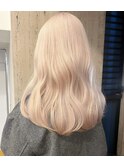 渋谷/ホワイトブロンド/抜きっぱなしハイトーン 外国人風