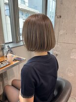 スリー 横浜(THREE)&nbsp;☆ミルクベージュ×ボブ☆