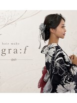 グラーフ(gra:f)&nbsp;浴衣着付け　アップスタイル
