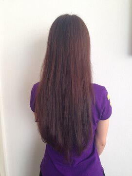 フェリシータ 総持寺店(felicita) 暗髪ピンクアッシュブラウン@クラシカルストレート