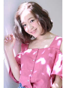 アーレル(Arlel) ☆Arlel 池袋☆センターパート波ウェーブボブ