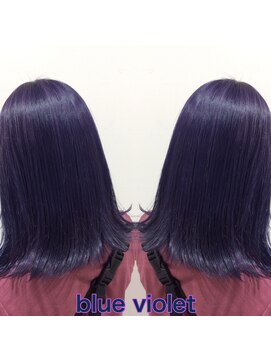 ヘアーメイク トレコローリ(hair make trecolori) 【trecolori 津田沼】ブルーバイオレット