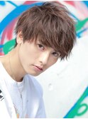 くせ毛風パーマ ショートレイヤー ソフトツーブロック