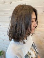 ニコットヘア(nicotto hair)&nbsp;抜け感ミディアムボブ
