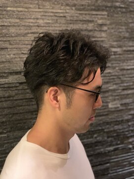 ヒロギンザ 池袋 サンシャイン通り店(HIRO GINZA) 七三分けパーマ