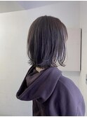 ブランドボブ毛先遊ばせレイヤーグレージュ