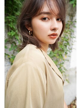 ヌード(nude) くびれミディ×シアーブラウン