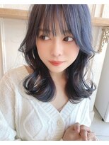 オルチャンっぽヘア（小顔オリーブカラーハイライトカラー）
