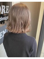 フィオーレ ヘアデザイン(FIORE hair design)&nbsp;ミルクティーベージュ/ダブルカラー