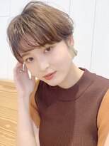 アイティーバイアルバム 八王子店(IT by ALBUM) ふんわりショート_ラベンダーカラーくびれミディ_28329