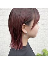 ココロ美容室&nbsp;切りっぱなしボブ/グラデーションカラー