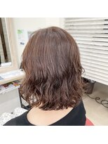 サクラ(SAKURA) ミディアムパーマ◇ミルキーブラウンカラー
