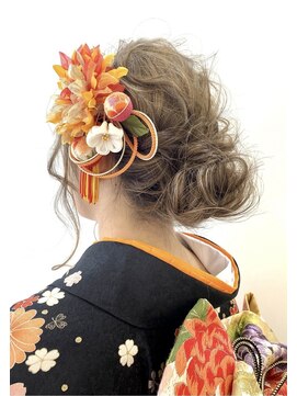 クレドガーデン 西新井店(CRED GARDEN) 成人式 卒業式 振袖 袴 ヘアセット/ショートアレンジ/西新井X