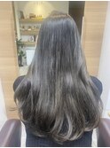 【Aizu 蒲原】ボリュームロングヘア×アッシュグレージュ