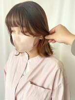 カーフリヘア ウル 千葉店(Kahuli hair Ulu) インナーイヤリングカラー×顔周りレイヤー