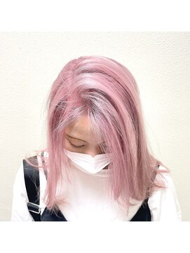 アンドミライ(& mirai) 【ピンクカラー】【薄めのピンクヘアカラー】【ケアブリーチ】an