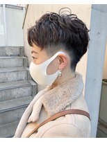 ユノ(juno) 刈り上げベリーショートのおしゃれナチュラルパーマ！