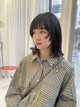 ハイブ 金沢(Hive) フェイスレイヤー10代20代レイヤーカット外ハネボブ