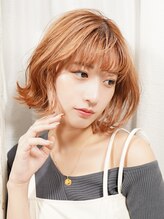 ラフィス ヘアー ピーチ 岡山店(La fith hair peach) 【La fith】マチルダボブ×シルキーベージュ