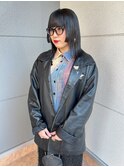 姫カット　ぷつっとミディアム　担当　渡邉桜桃