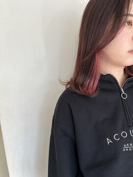 リアン 熊谷本店(Rien) チラッと見えるピンクイヤリングカラー