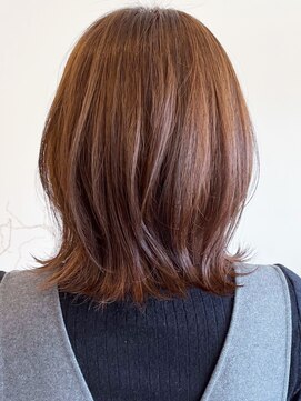 レポヘアー(Repos hair) 20代30代40代ナチュラルデザインカラーミディアムベージュ