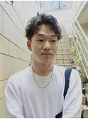 メンズショート×ニュアンスパーマ
