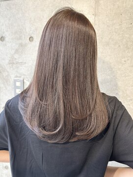 フルブルーム 東林間(fullbloom) レイヤーカットグレージュカラーケアカラー