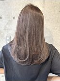 レイヤーカットグレージュカラーケアカラー
