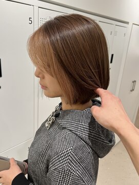 ノウハウ キョウト(KNOWHOW kyoto) フェイスフレーミング/デザインカラー/切りっぱなしボブ