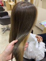 デザイニングヘアードゥ(designing hair Deux)&nbsp;髪質改善トステアシルクフェイスフレーミングカラー【ブリーチ】
