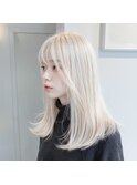 【Moana Lua】#ブリーチ#ホワイトカラー#ケアブリーチ