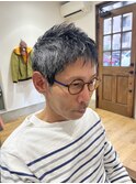 イケオジ風カット