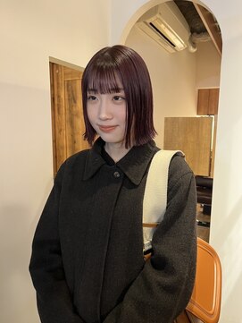 ロティー(loty) 【hono】艶ボブ/カシスレッドカラー
