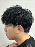 シャドウパーマ/メンズパーマ/メンズカット/理容室/眉毛カット