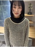 顔まわりカットカット/レイヤーミディアム