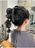 お呼ばれヘアアレンジメイク