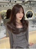 ウェーブミディアムメルティカラー×ブリーチなし韓国【熊本】