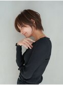 【GEEKS渋谷】クールショート/小顔/スモーキーブラウン/30代40代