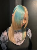 セクションカラー/デザインカラー/ブリーチカラー/原宿/表参道